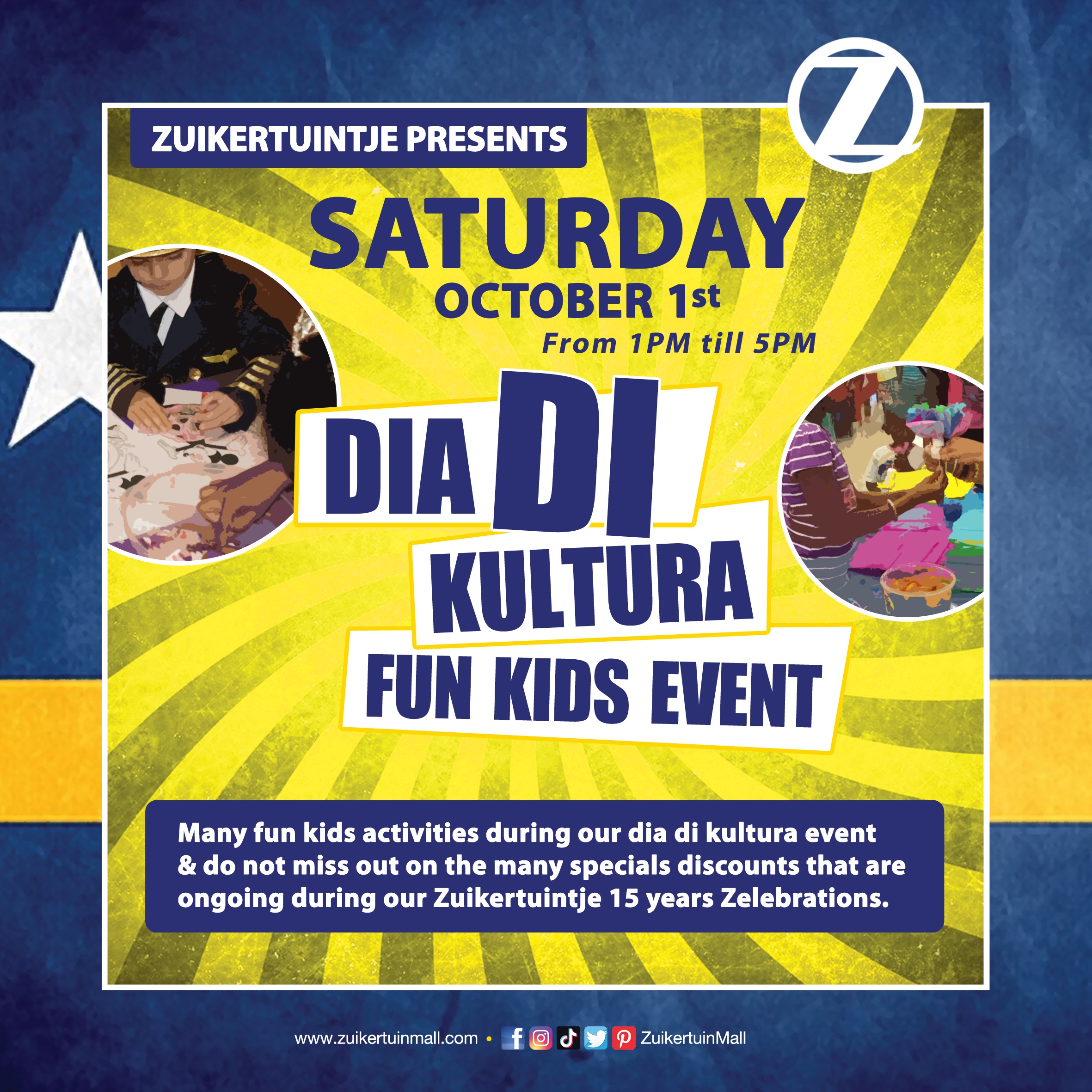 DIA DI KULTURA FUN KIDS EVENT Saturday October 1st