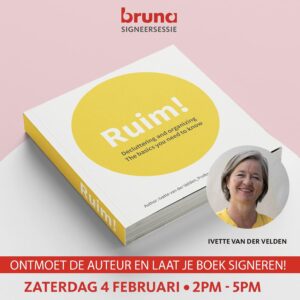 Signeersessie bij BRUNA